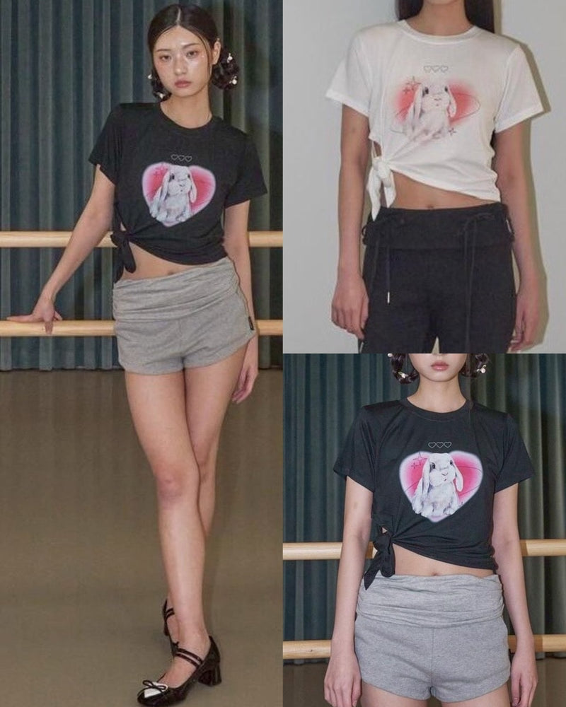 【ODDONEOUT】COSMOS RABBIT TIE T-SHIRTS