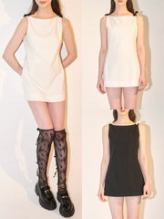 【ODDONEOUT】RIBBON SLEEVELESS ONE PIECE / 【オッドワンアウト】リボンタンクトップワンピース