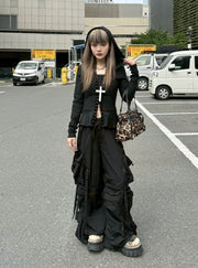 受注制【Never mind the XU】2way nylon cargo pants / 【ネバーマインドザエックスユー】ツーウェイナイロンカーゴパンツ