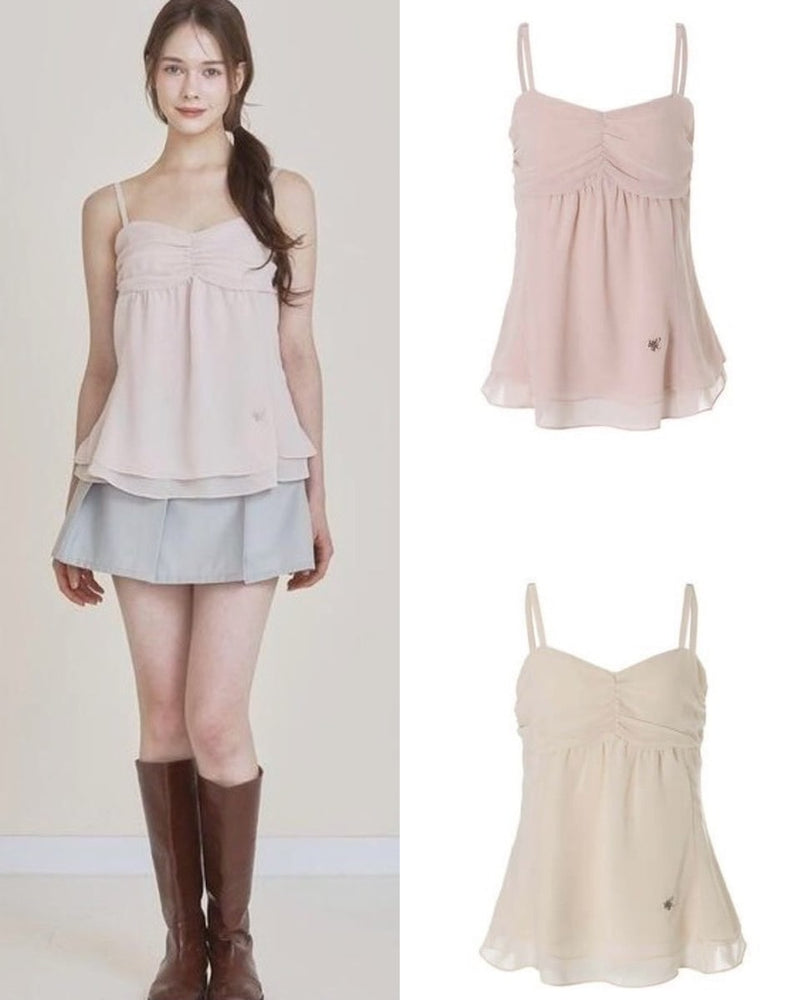 【NOTYOURROSE】Fairy chiffon top