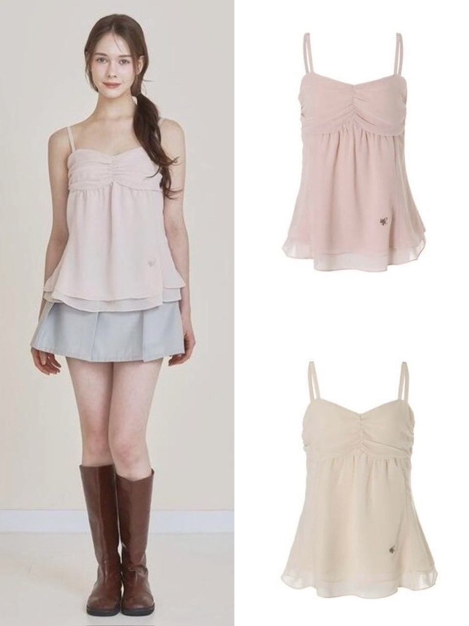 【NOTYOURROSE】Fairy chiffon top