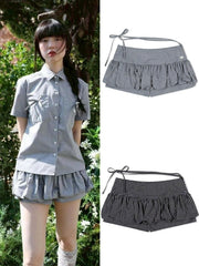 【Uglyshadow】PUMPKIN SKIRT PANTS