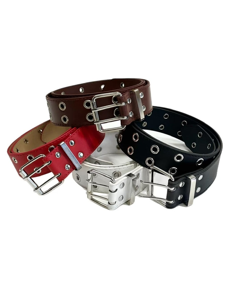 受注制【Chikashitsu +】eyelet belt (4color)