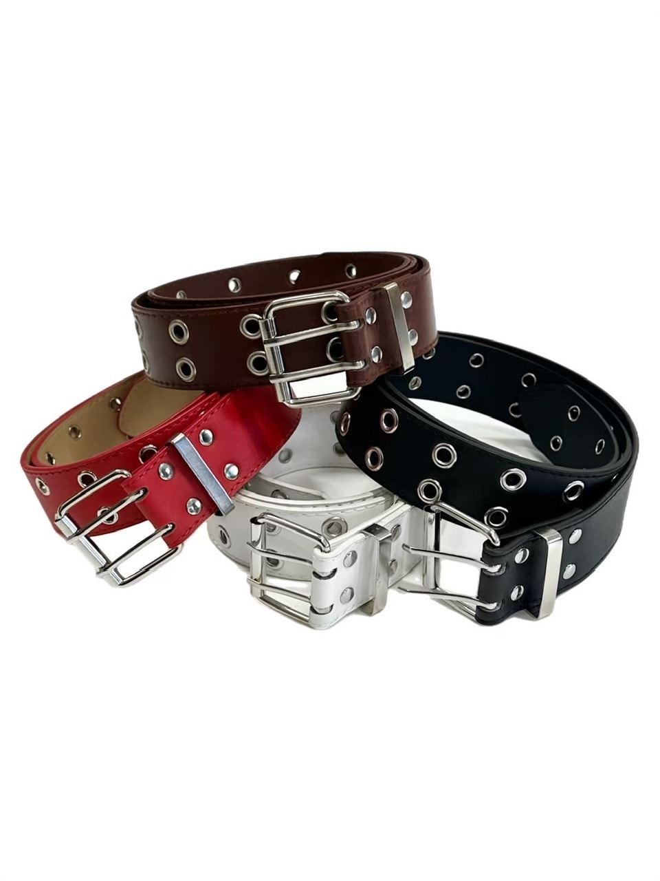 受注制【Chikashitsu +】eyelet belt (4color)