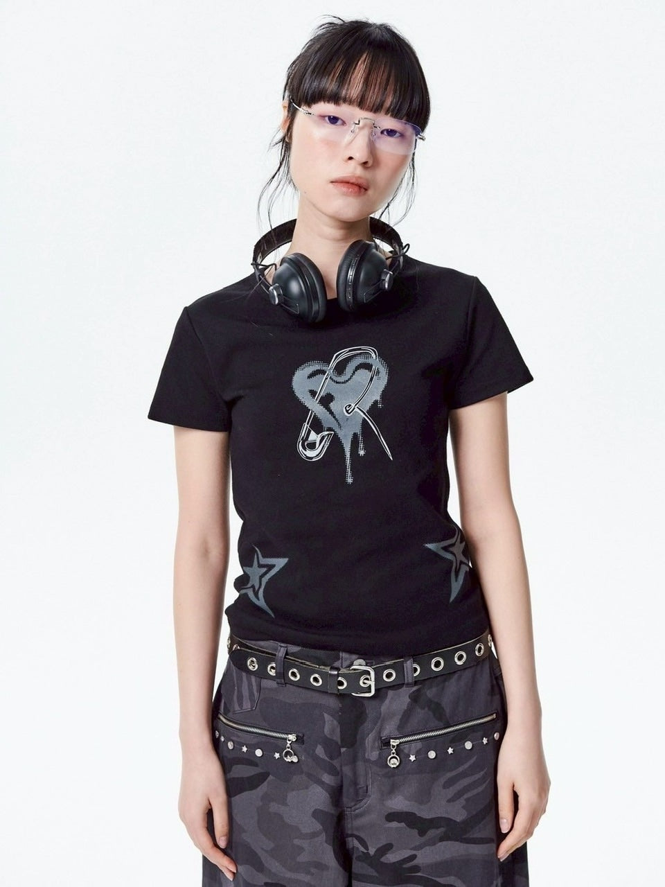 【runningHIGH】MELTING HEART H/S TEE