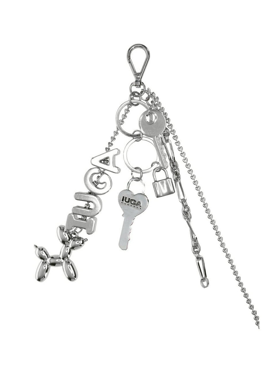 【IUGAMAKARAS】Silver IUGA Keyring