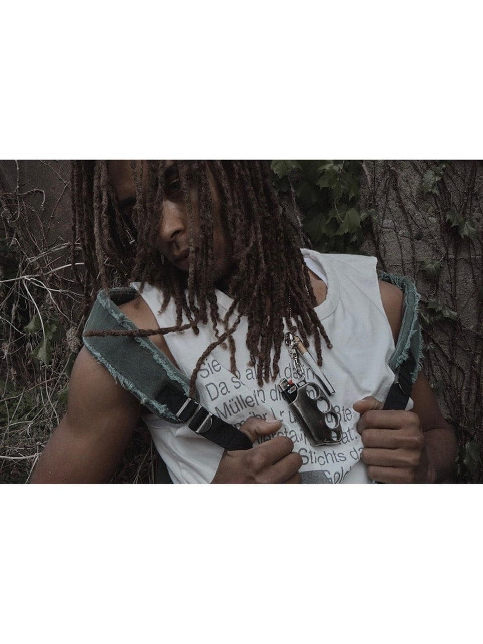 【SUNDAY OFF CLUB】Single Cigarette Holder Necklace Antique