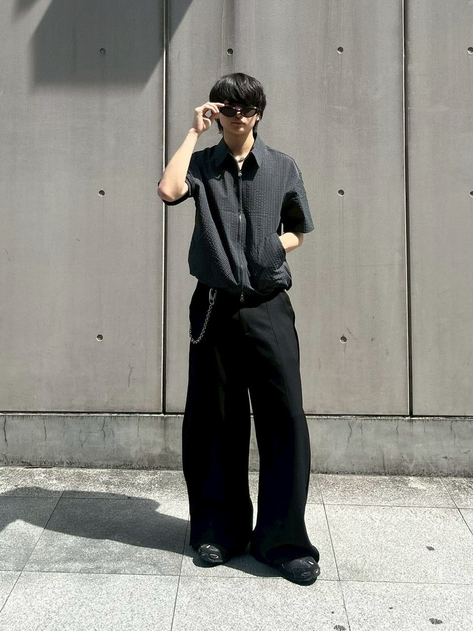 受注制【youll】cropped check shirt jacket (3color)