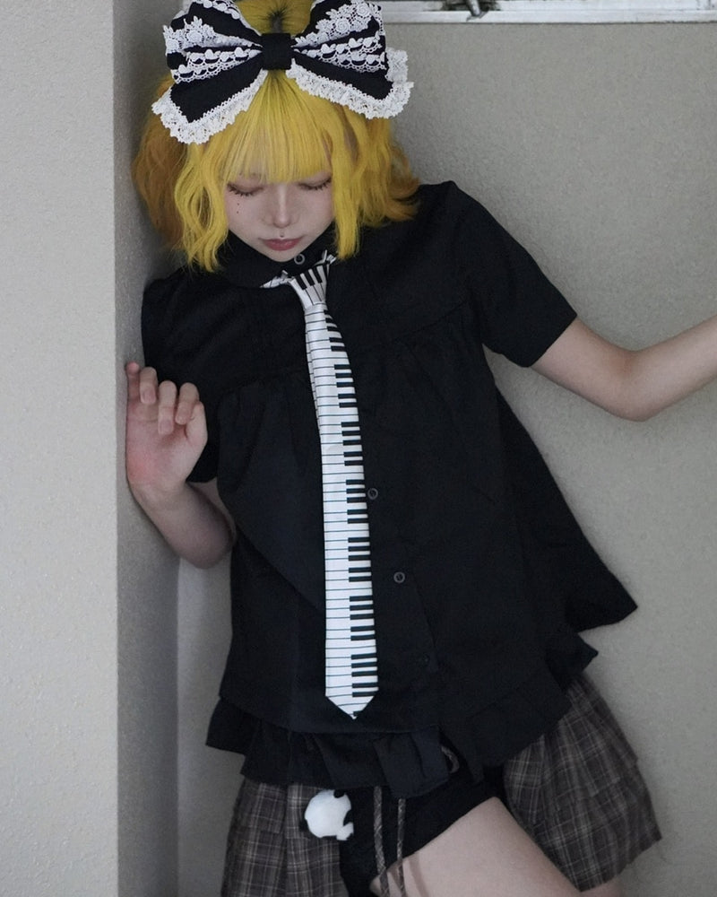 国際配送【Nerd out XU】piano necktie