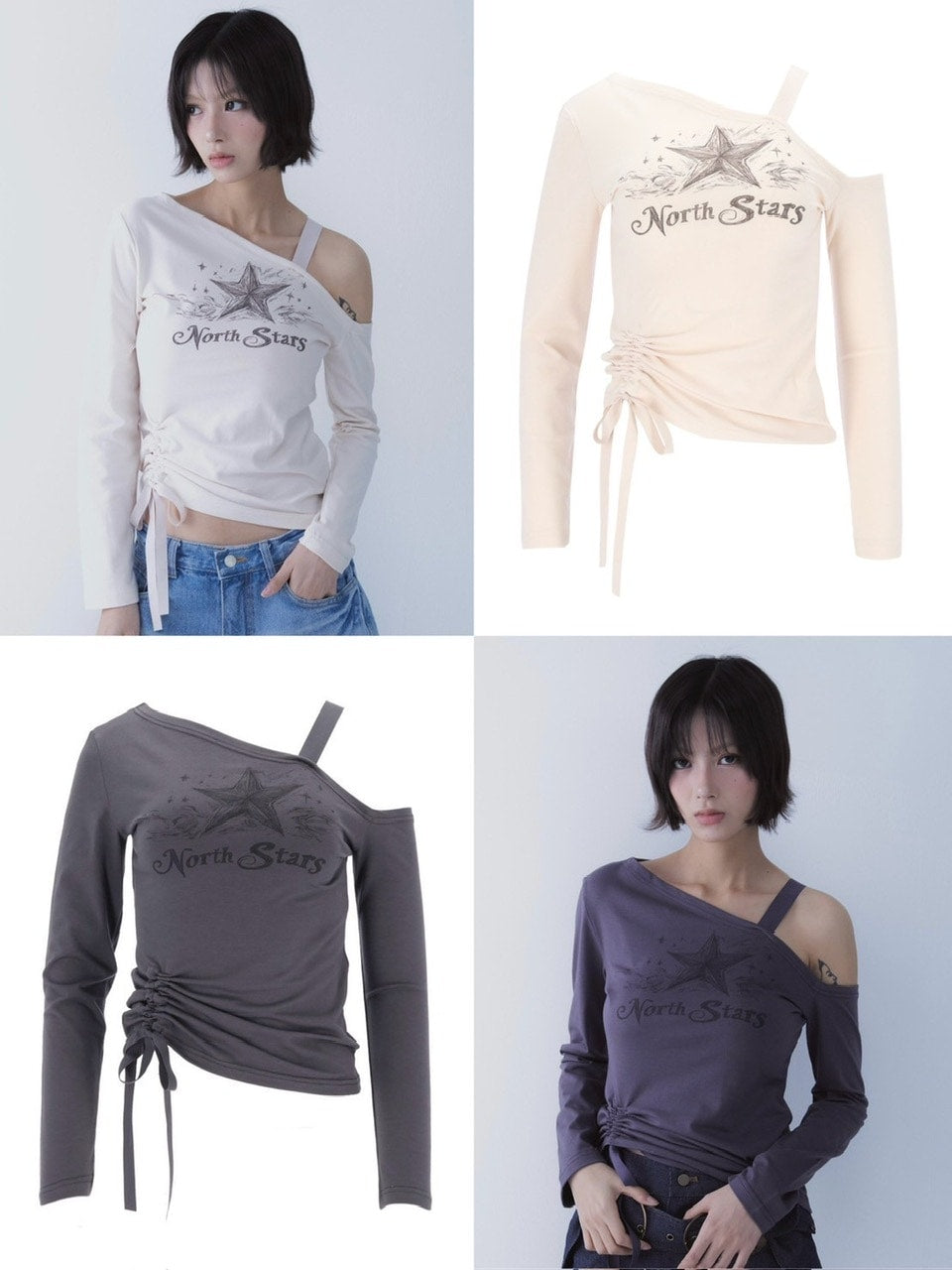 【SETSETSET】NORTH STARS TEE