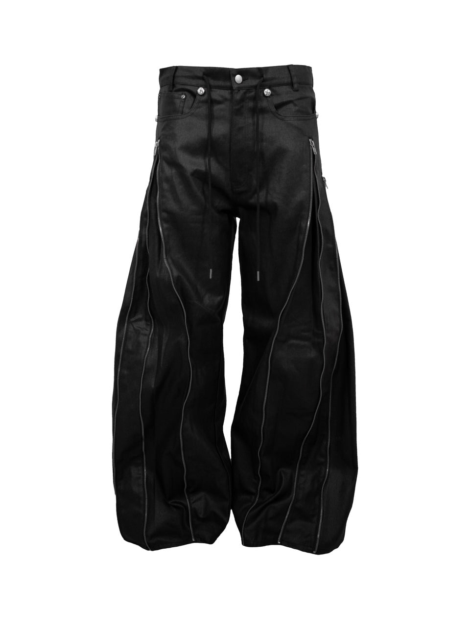 【Rosen Kreuz】ZIP WIDE BAGGY PANTS