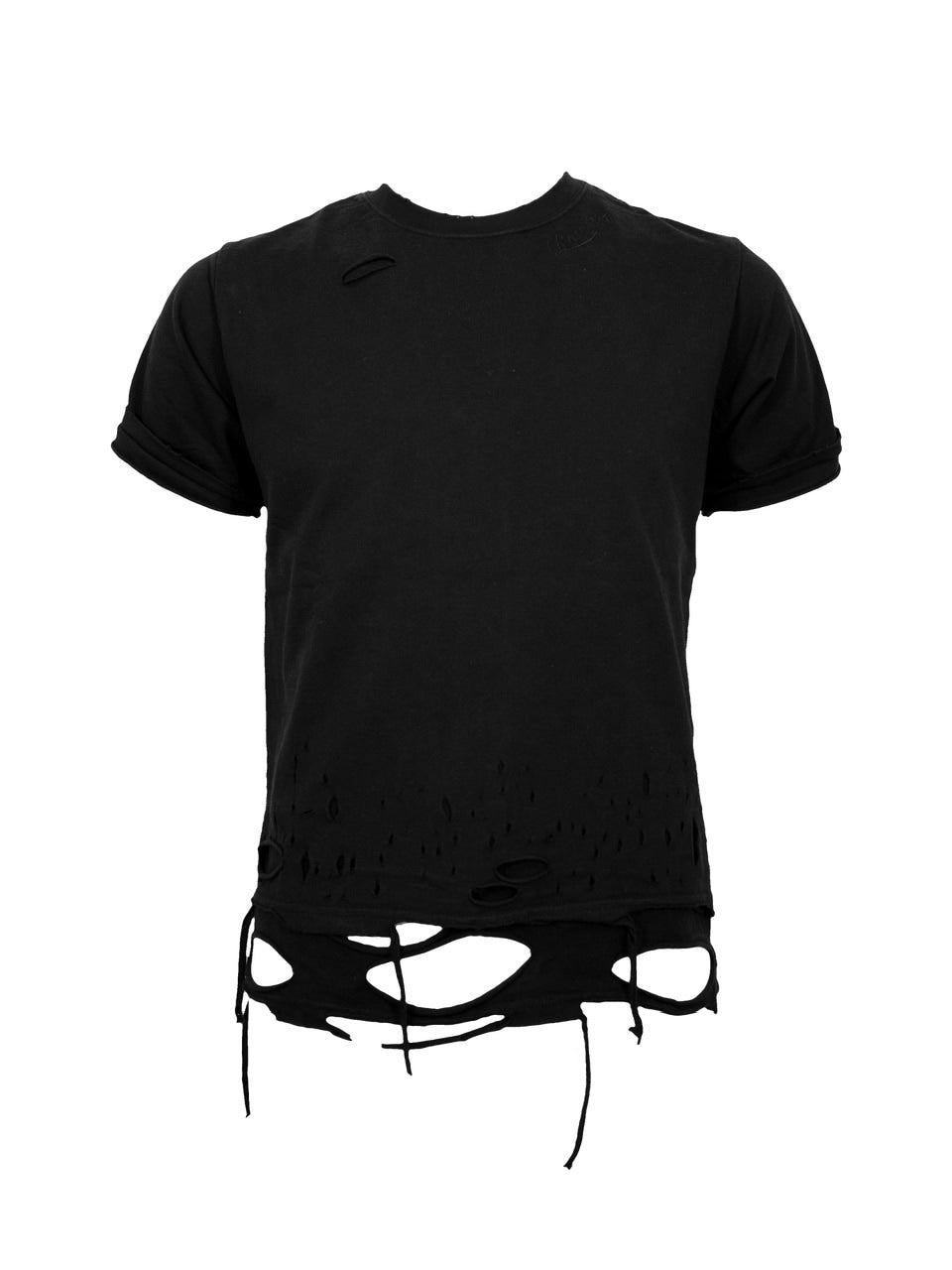 【Rosen Kreuz】BOXY FIT LAYERED DAMAGE TEE