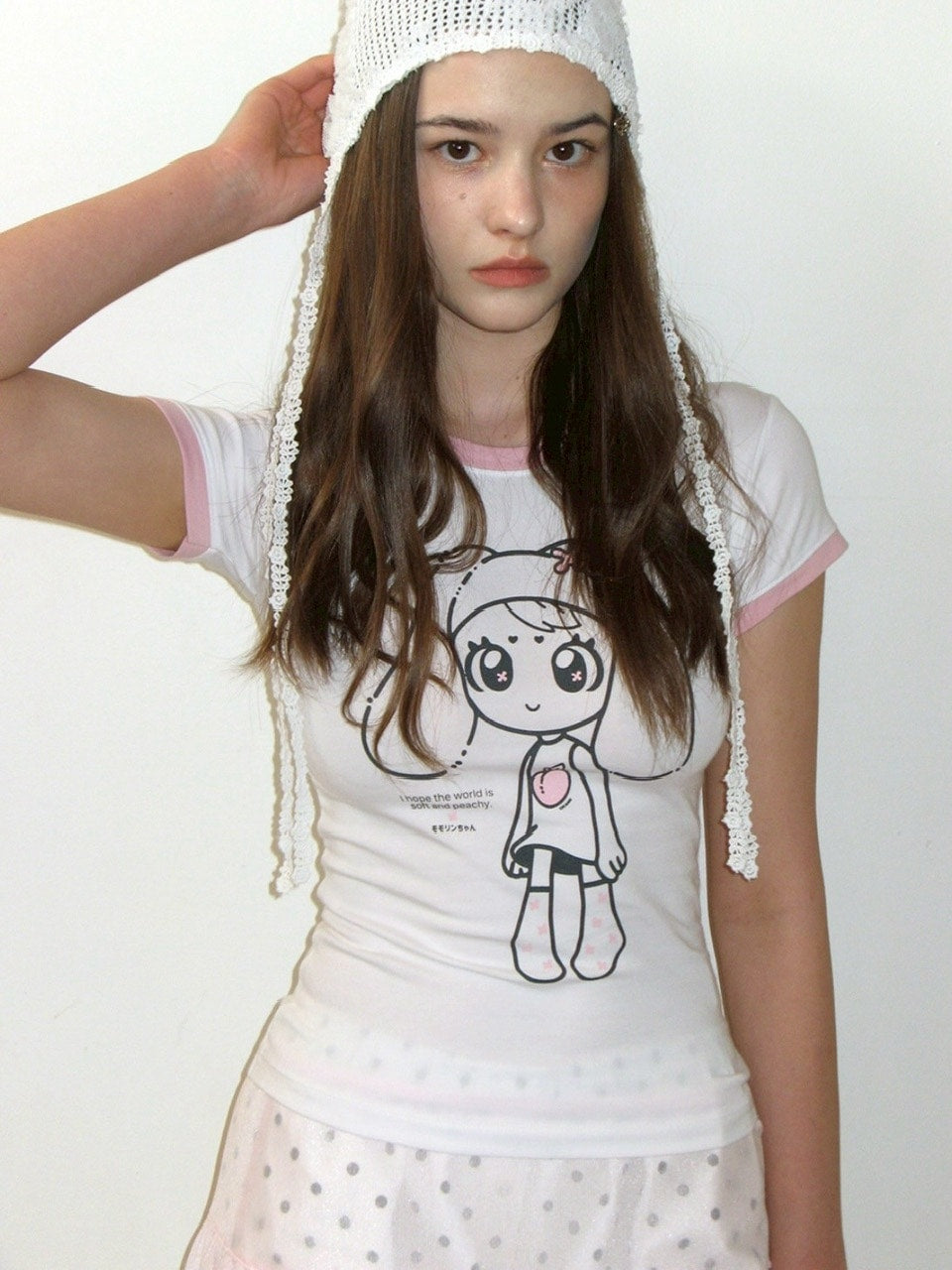 【CRANK】LACE CROCHET BONNET / 【クランク】レースクロシェットボンネット