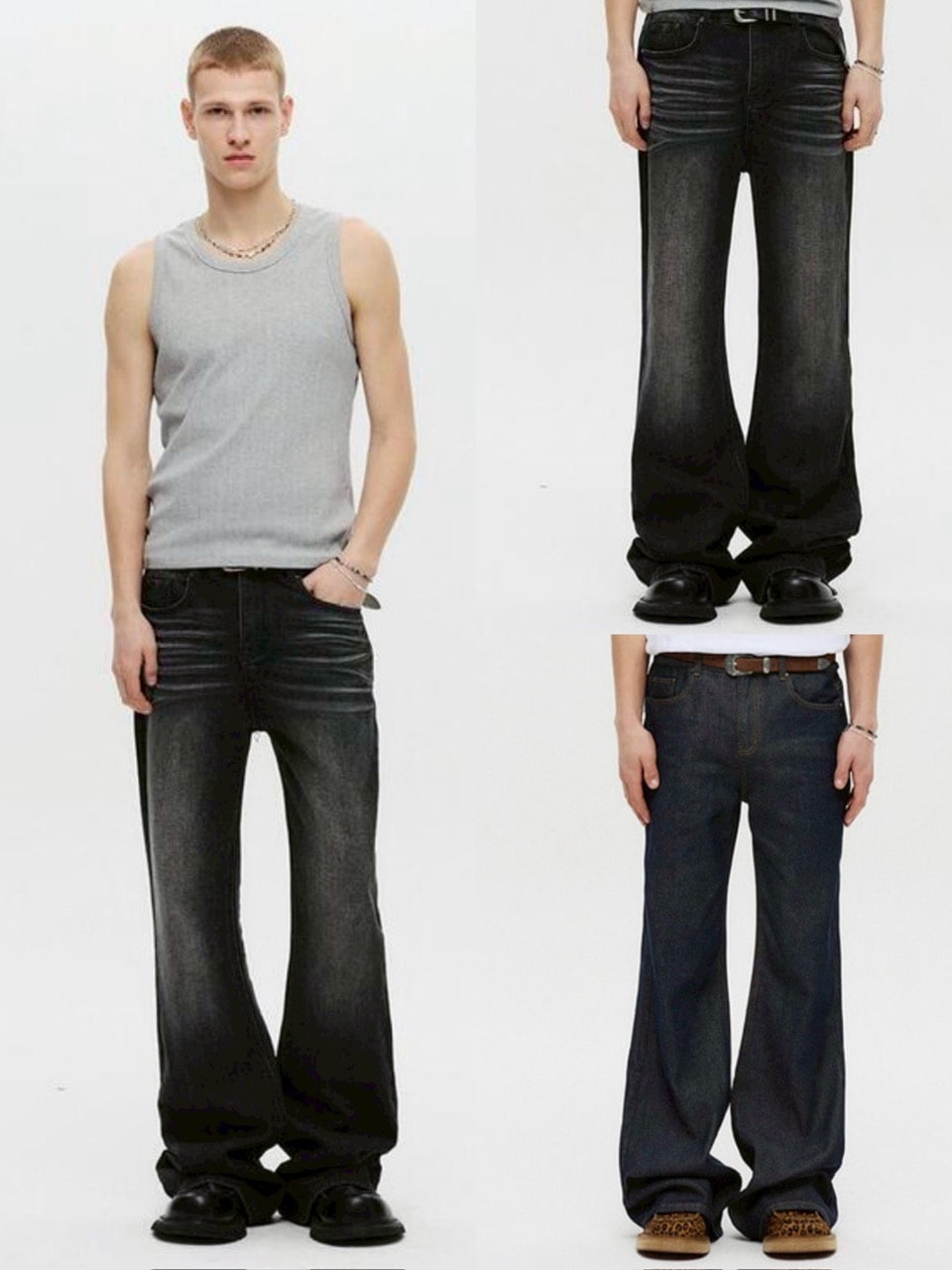 【DNSR】Signature Flare Denim Pants