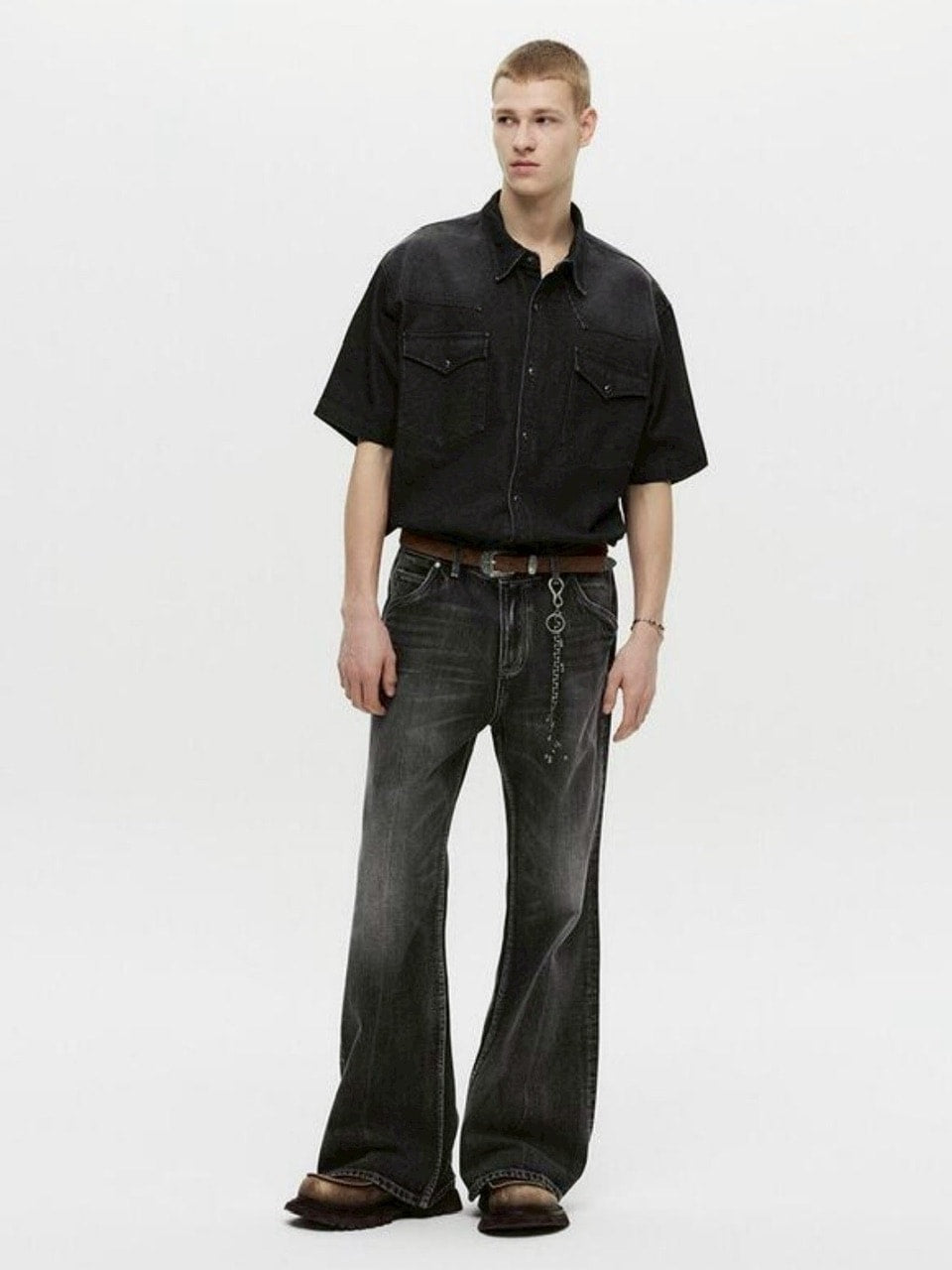 【DNSR】Western Flare Denim Pants