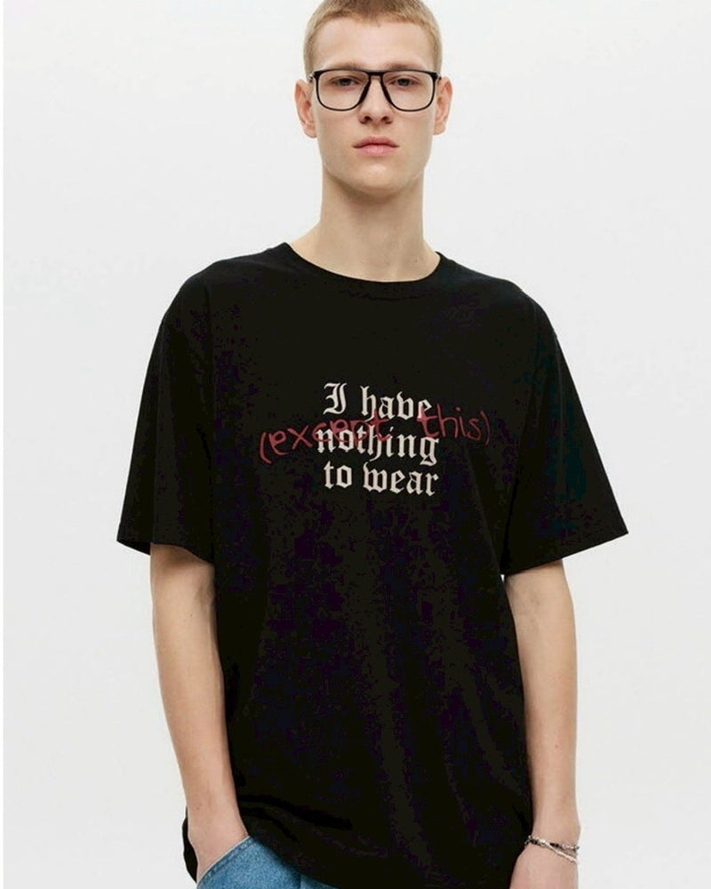 【DNSR】Lettering Half Sleeve Tee