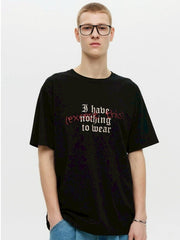 【DNSR】Lettering Half Sleeve Tee