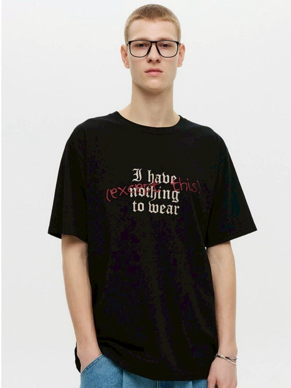 【DNSR】Lettering Half Sleeve Tee