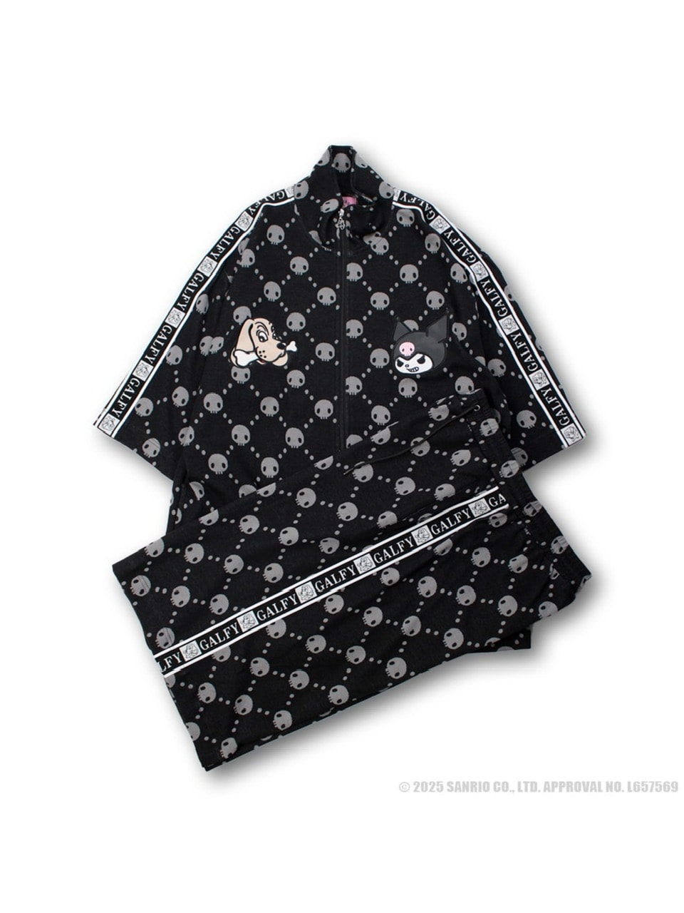 【GALFY×KUROMI】ドクロだらけ夏セットアップ