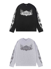 【SUPPLIER】Tribal Fire Pattern Thermal Long Sleeve