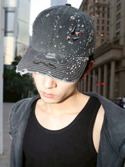 【DND4DES】DIAMOND DISTRESSED CAP