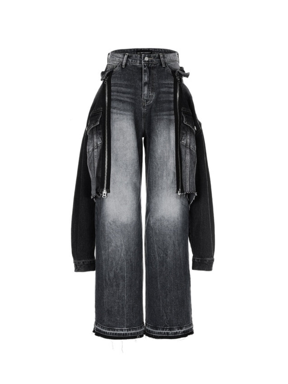 【SURGERY】hybrid set-up docked jeans / 【サージェリー】ハイブリッドセットアップドッキングデニムパンツ