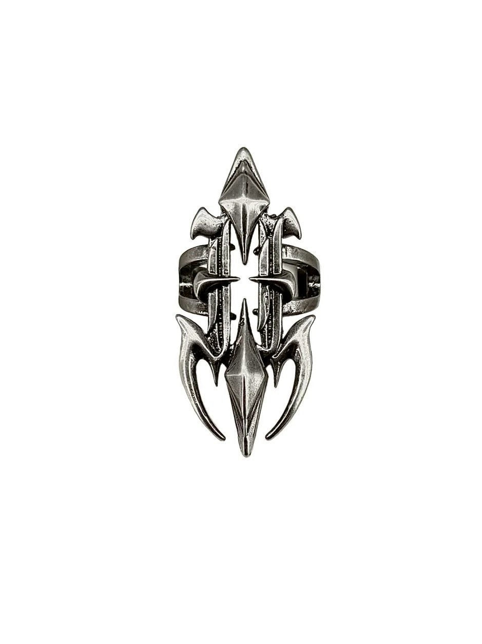 【IIIMIII】Spike Gothic Ring / 【イアミ】スパイクゴシックシルバーリング