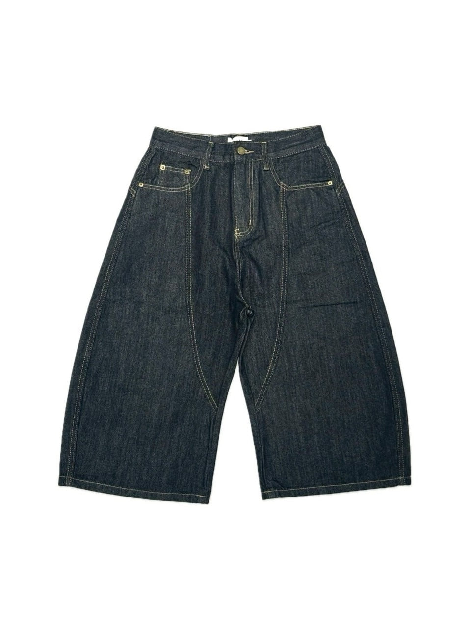 受注制【youll】curve selvedge bermuda denim pants