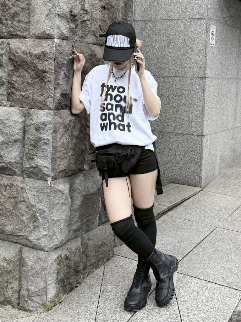 受注制【nmtc +】blurry design tee (3color)