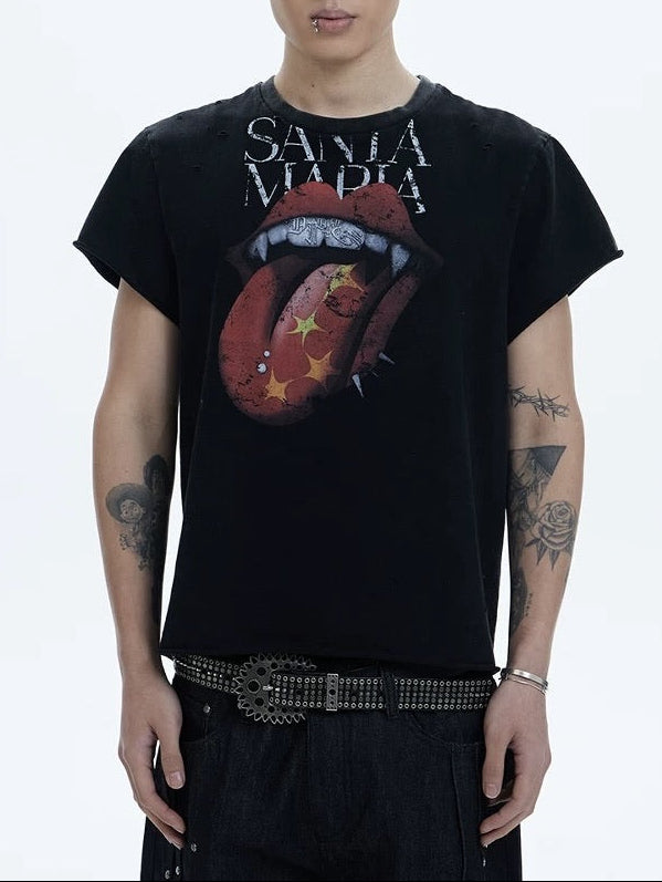 【DND4DES】ROCK TONGUE T-SHIRT