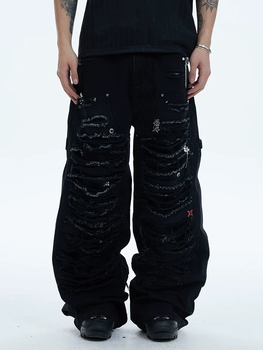 【DND4DES】JEWELED LUMBERJACK PANTS