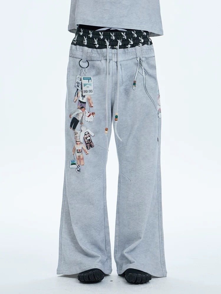 【DND4DES】BIKINI PRINTED SWEAT PANTS