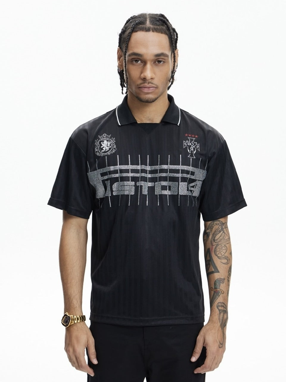 【DND4DES】SLOGAN DIAMOND FOOTBALL SHIRT