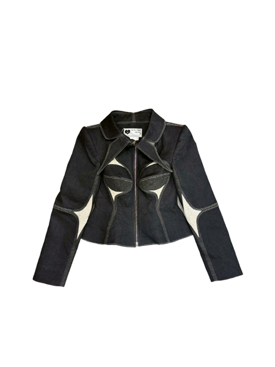 【La Lune】STORMY JACKET / 【ラリュンヌ】パッチワークデニムジャケット