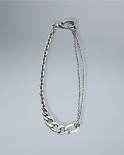 【CHIKASHITSU PLUS HIGH】Dual chain necklace