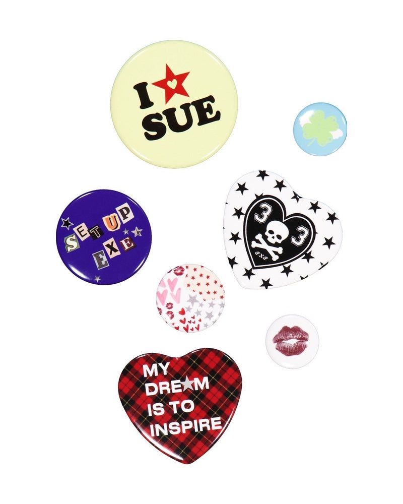 【SETUP‐EXE】PUNK BUTTON BADGE SET / 【セットアップエグゼ】パンクボタンバッジセット