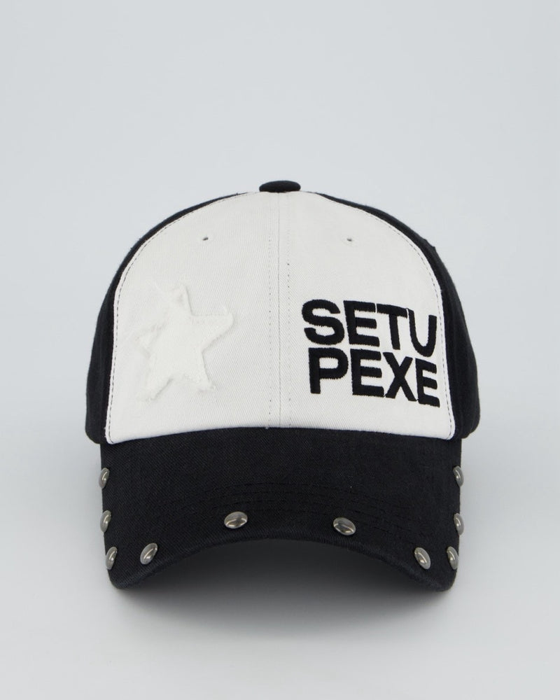 【SETUP‐EXE】STUDDED LOGO BALL CAP / 【セットアップエグゼ】スタッズロゴボールキャップ