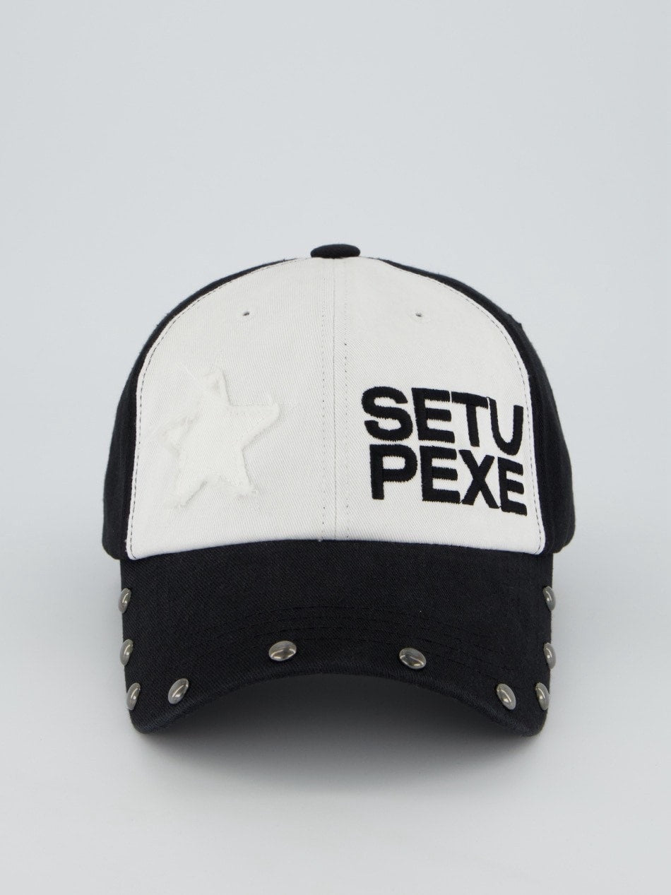 【SETUP‐EXE】STUDDED LOGO BALL CAP / 【セットアップエグゼ】スタッズロゴボールキャップ