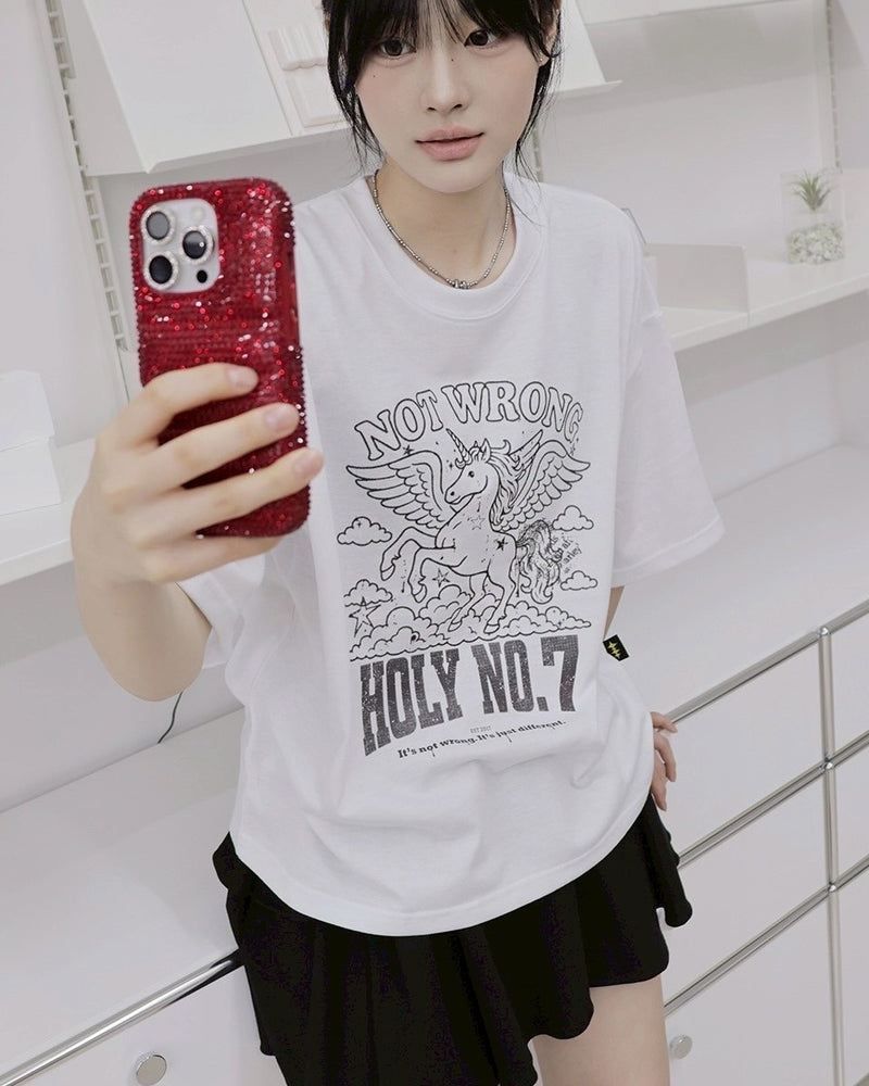 【HOLY NUMBER 7】Graphics Archive Short Sleeve T-Shirt 4 / 【ホーリーナンバー セブン】グラフィックアーカイブ半袖Tシャツ