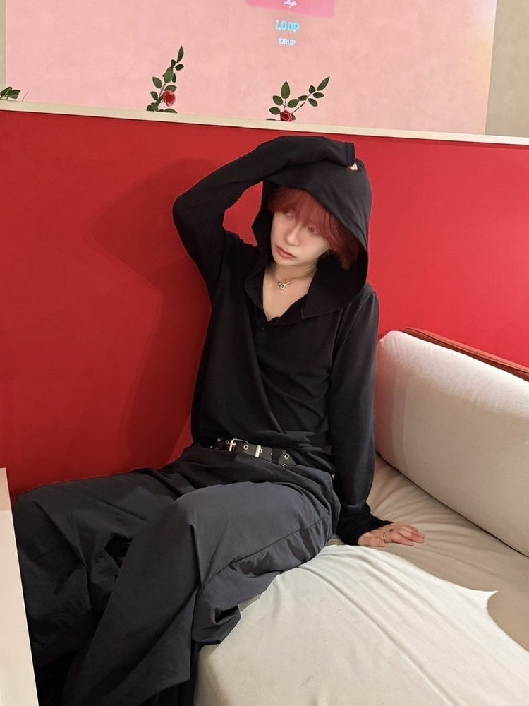 国際配送【LUV CODE】wide tuck pants