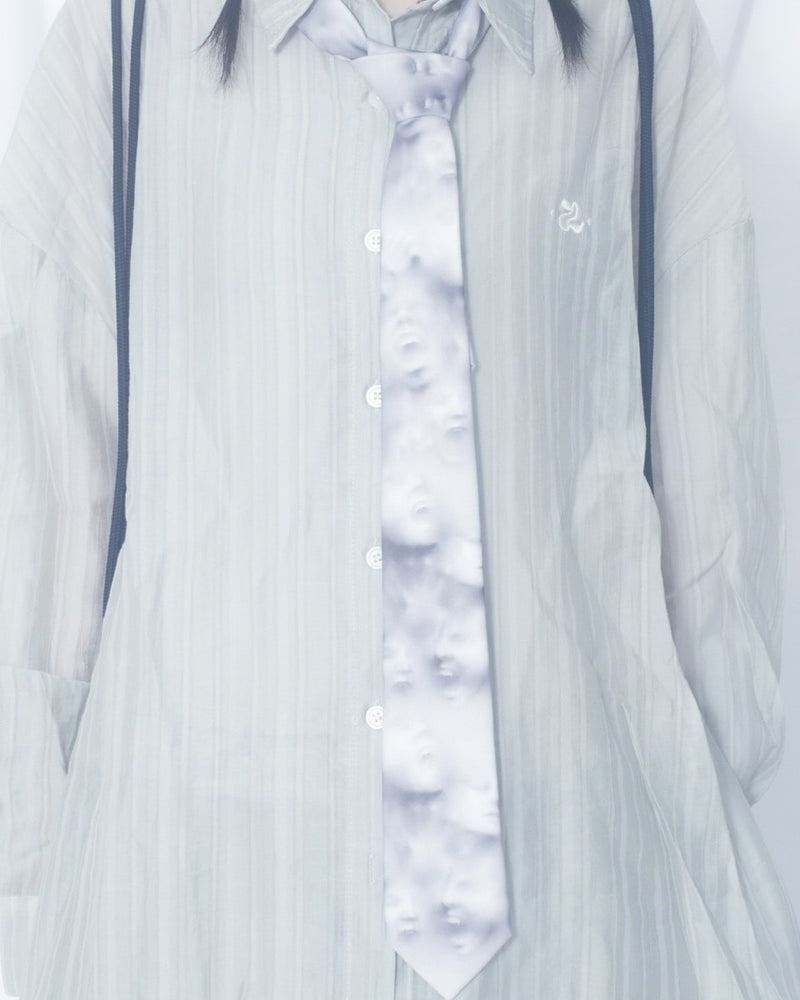 国際配送【Nerd out XU】face necktie