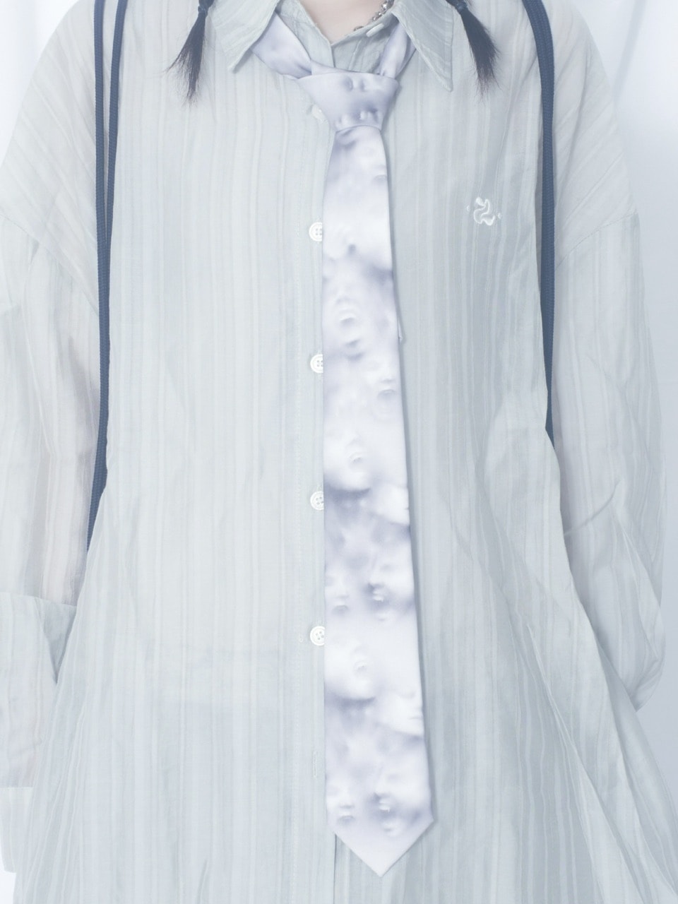 国際配送【Nerd out XU】face necktie