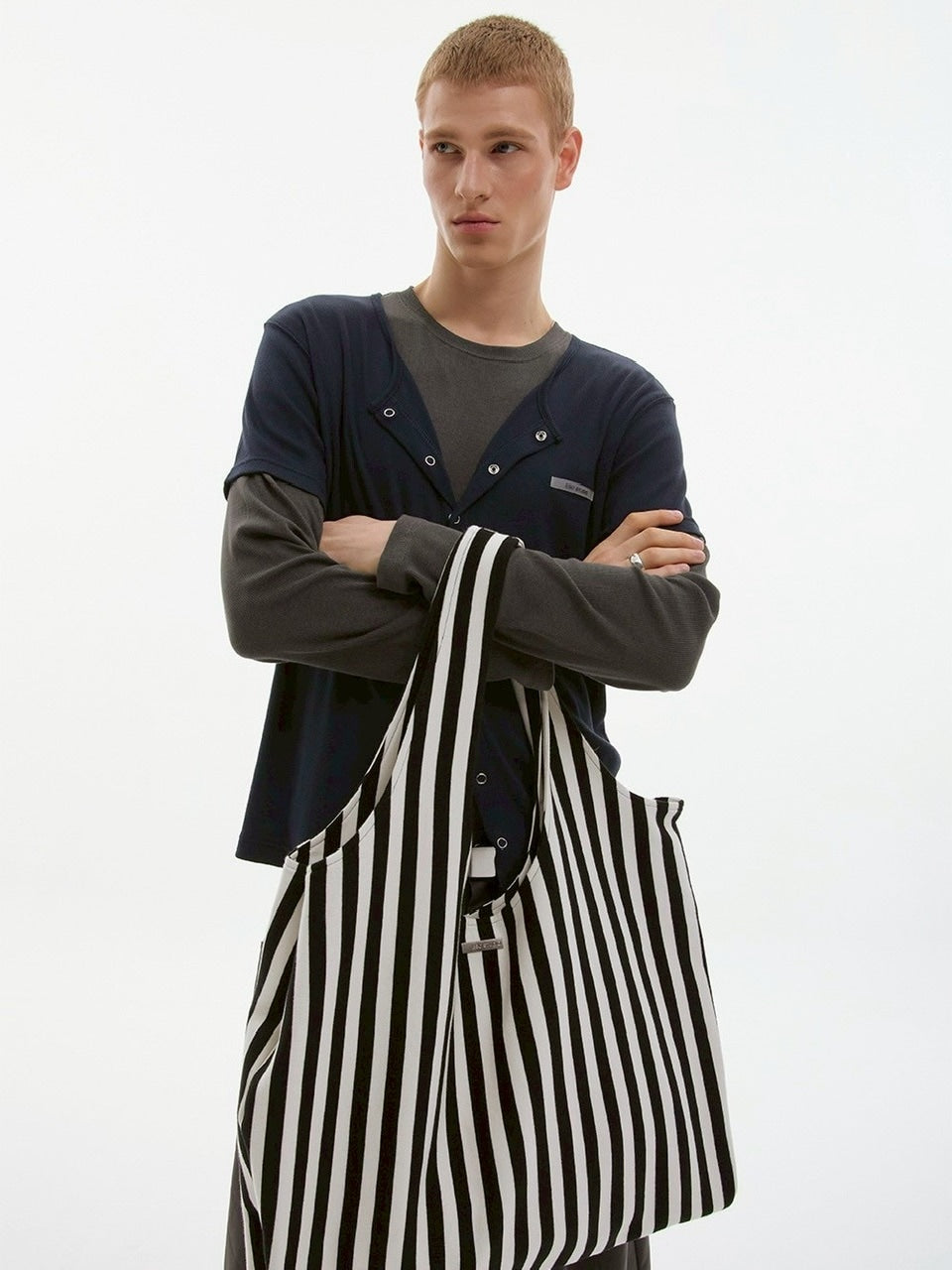 【ESC STUDIO】soft double t-shirt/ 【イーエスシーステュディオ】ソフトダブル長袖Tシャツ