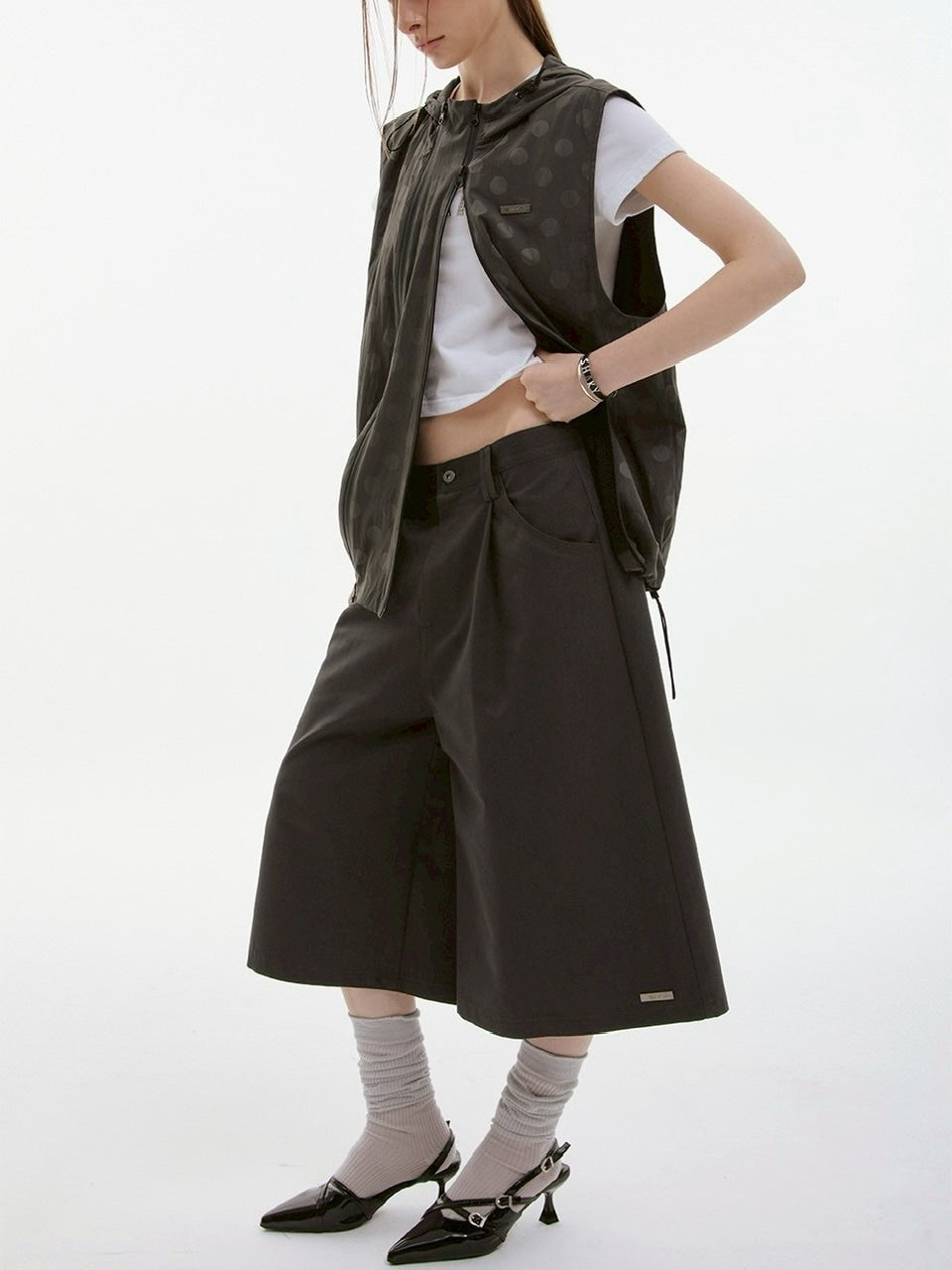 【ESC STUDIO】B.B.B pants/ 【イーエスシーステュディオ】B.B.Bショートパンツ