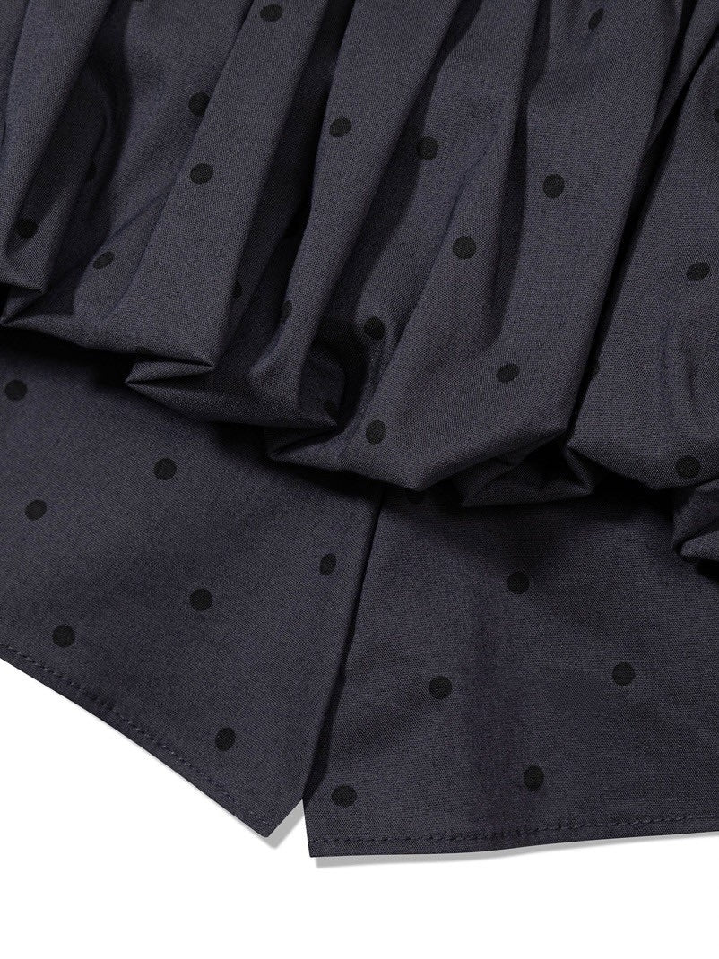 【Uglyshadow】DOTTED PUMPKIN SKIRT PANTS / 【アグリーシャドウ】ドットパンプキンミニスカートパンツ