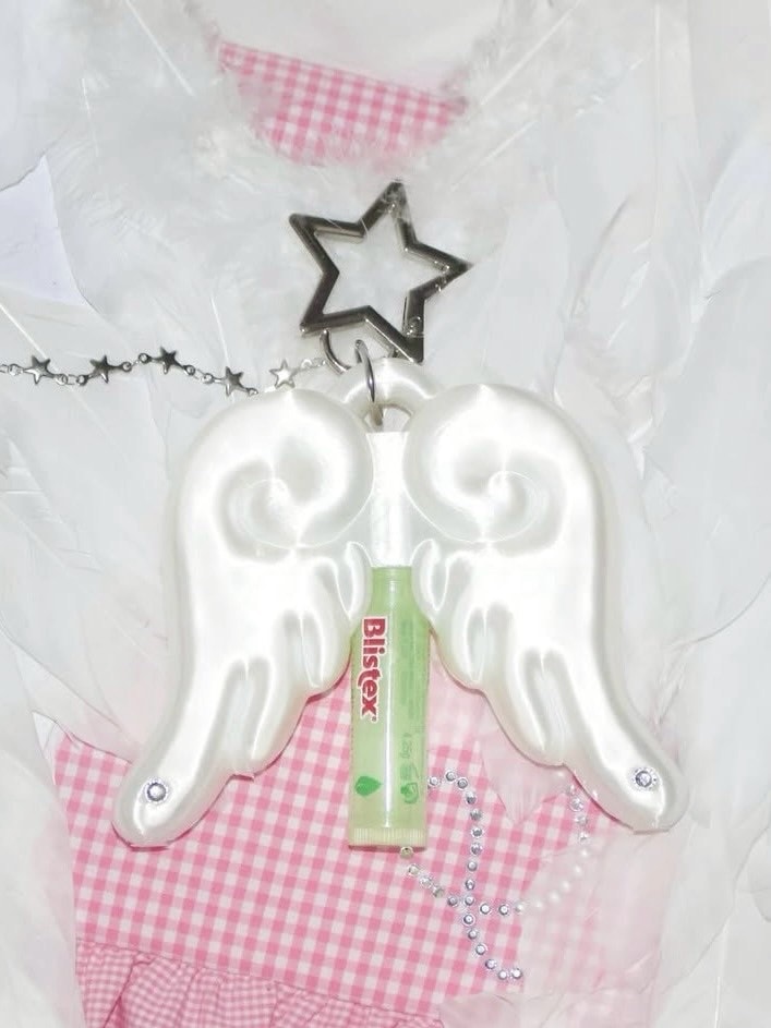 【EVERYTHINGS】CUPID'S WINGS / 【エブリシングス】キューピッドウィングリップケースキーリング