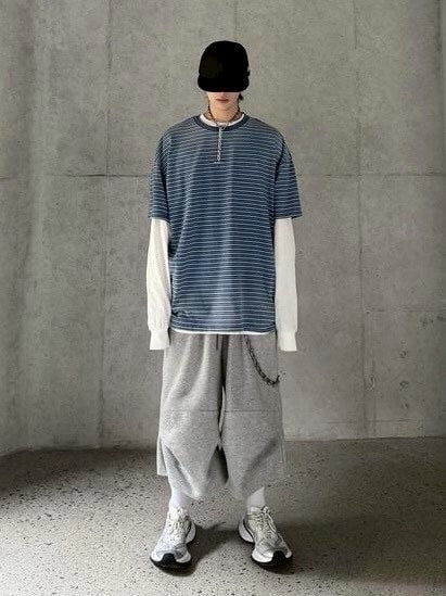 【roaringrad】SOLID KNEE BERMUDA PANTS / 【ロアリングラド】ソリッドニーバミューダハーフパンツ