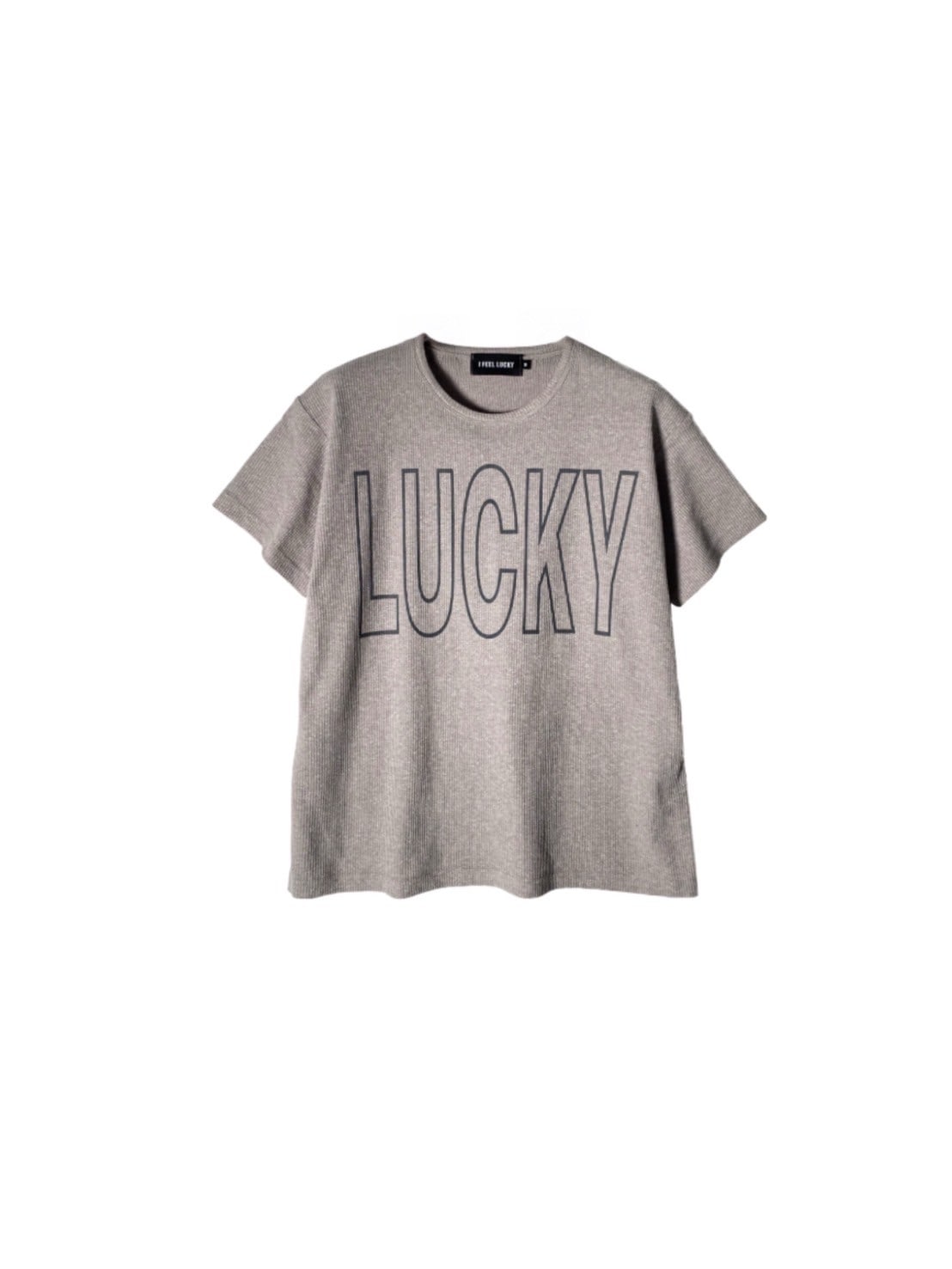 【IFEELLUCKY】Lucky waffle tshirt / 【アイフィールラッキー】ラッキーワッフル半袖Tシャツ