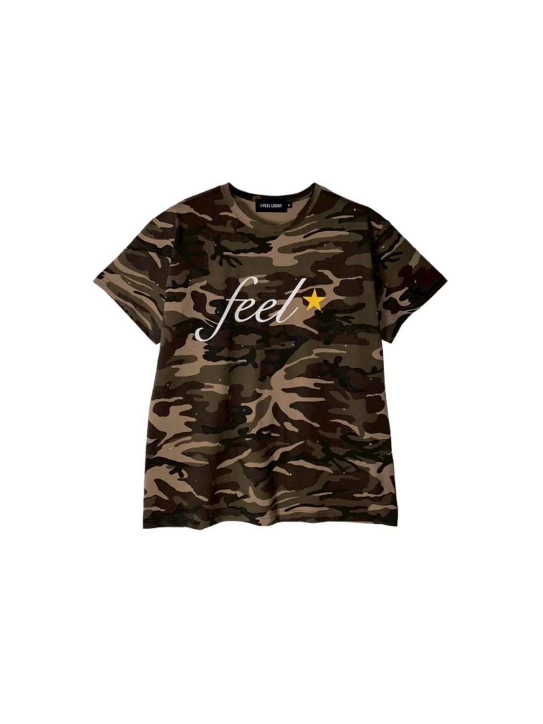 【IFEELLUCKY】Feel twinkle tshirt 1/ 【アイフィールラッキー】フィールトゥインクルロゴ半袖Tシャツ