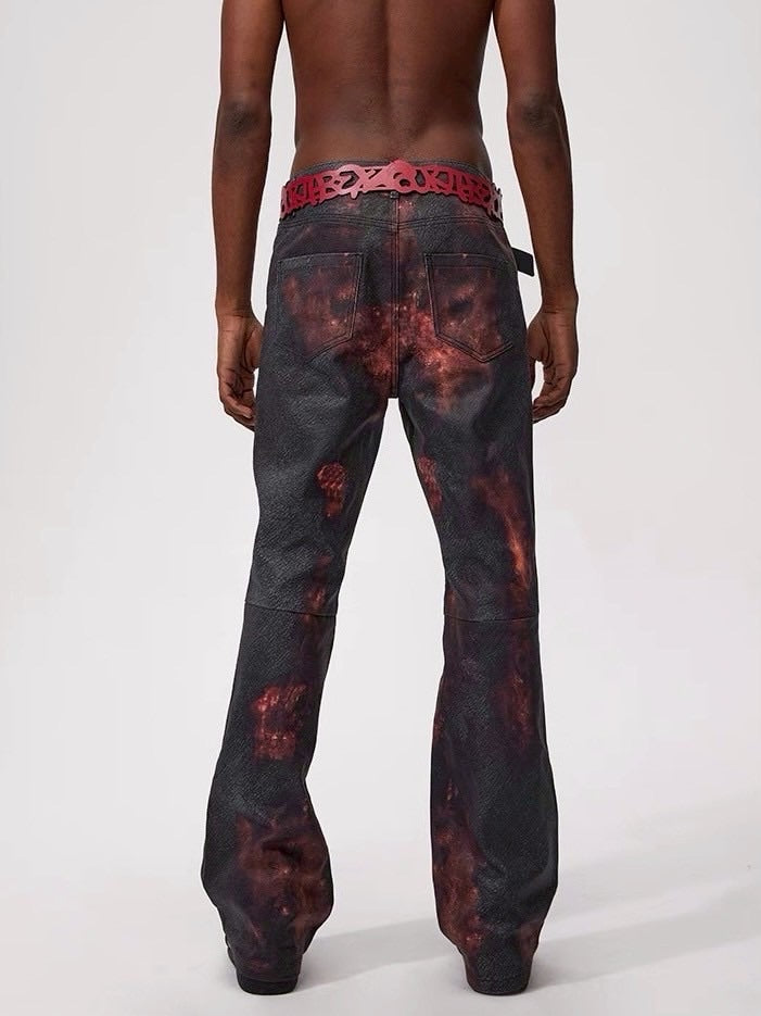 【Fourth3ex】Archive-3D Printed Lava Pants / 【フォースセックス】ブラッドブリーチパンツ